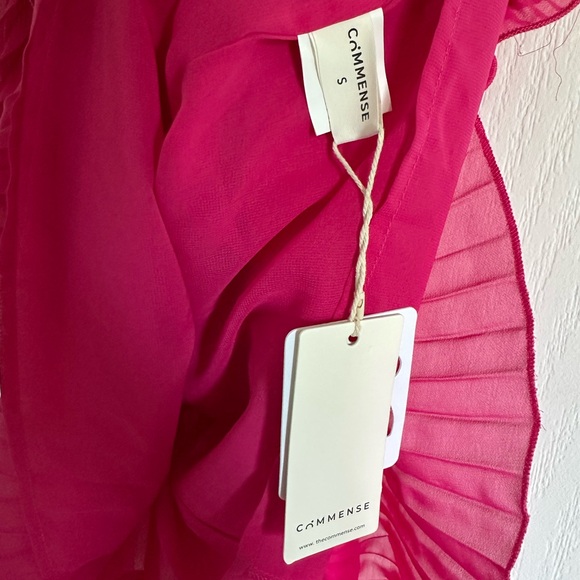 Commense Pink Ruffled Mini Dress - Picture 2 of 8